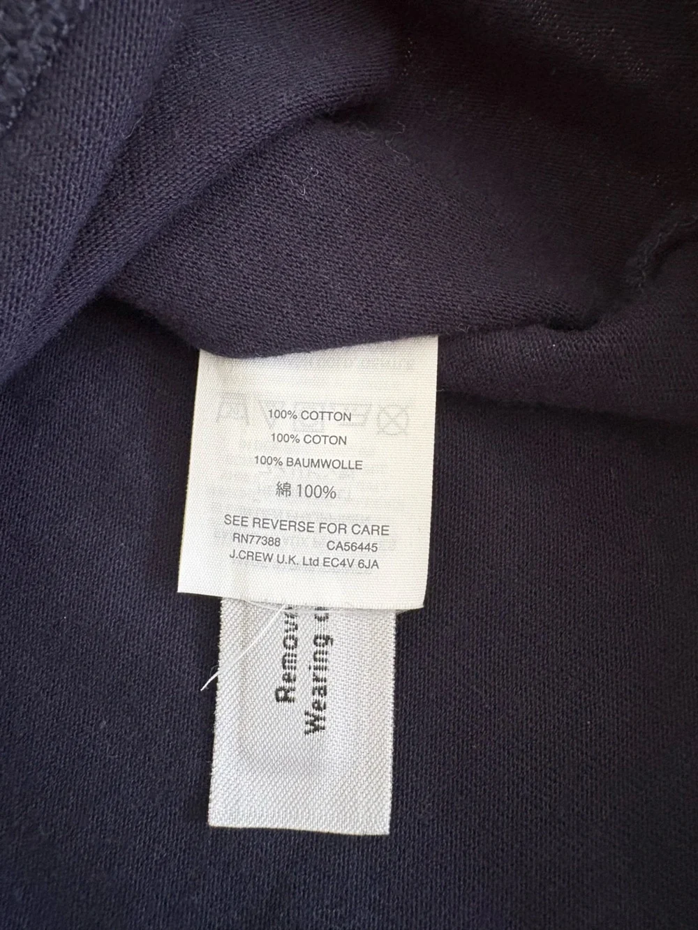 J. Crew Navy Bow Tank